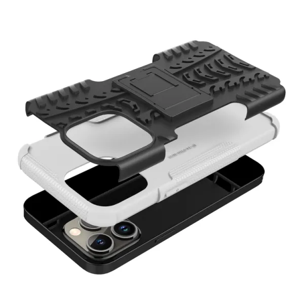 STAND Extra odolný obal Apple iPhone 14 Pro biely