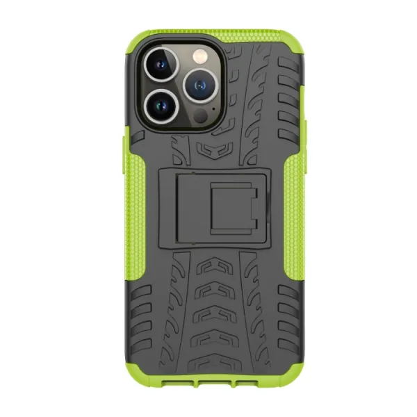 STAND Extra odolný obal Apple iPhone 14 Pro Max zelený