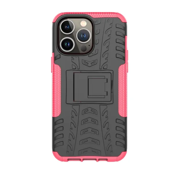 STAND Extra odolný obal Apple iPhone 14 Pro Max ružový