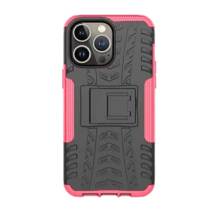 STAND Extra odolný obal Apple iPhone 14 Pro Max ružový