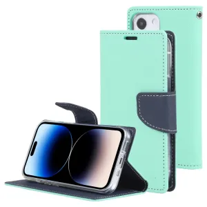 MERCURY FANCY Peňaženkový obal Apple iPhone 14 Pro Max zelený