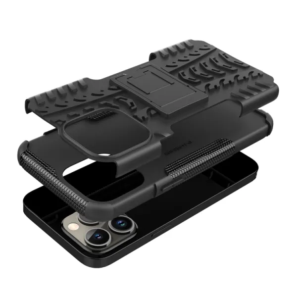 STAND Extra odolný obal Apple iPhone 14 Pro čierny