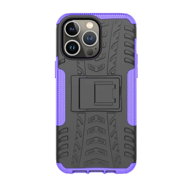 STAND Extra odolný obal Apple iPhone 14 Pro fialový