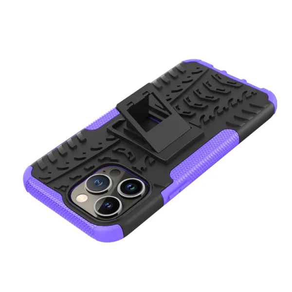 STAND Extra odolný obal Apple iPhone 14 Pro fialový