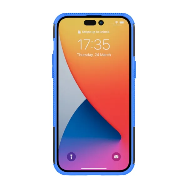 STAND Extra odolný obal Apple iPhone 14 Pro Max modrý