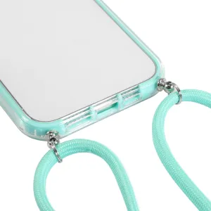 ROPE Priehľadný kryt so šnúrkou Apple iPhone 14 Plus biely
