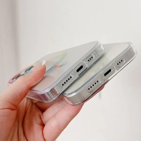 RAINBOW MAGSAFE Kryt pre Apple iPhone 14 Plus priehľadný