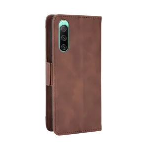 SLOT Peňaženkový obal pre Sony Xperia 10 IV 5G hnedý