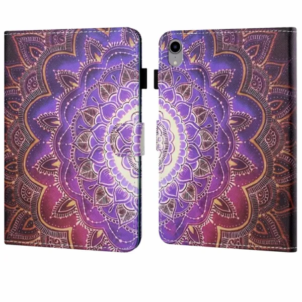 ART Zaklápací obal Apple iPad (A16) 2025 / iPad 2022 PURPLE MANDALA