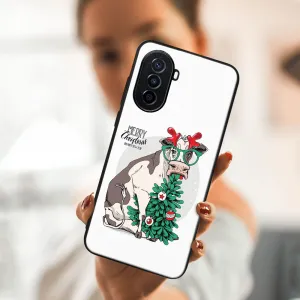 MY ART Kryt s vianočným dizajnom Huawei nova Y70 MERRY CHRISTMAS (074)