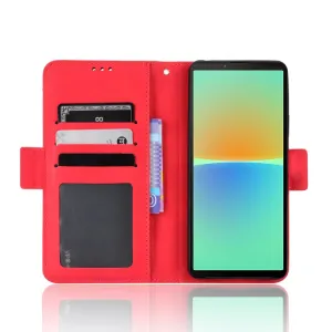SLOT Peňaženkový obal pre Sony Xperia 10 IV 5G červený