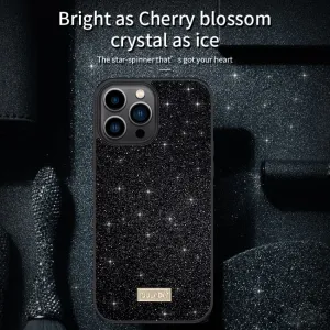SULADA Trblietavý ochranný kryt Apple iPhone 14 bronzový