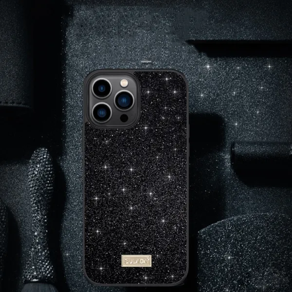 SULADA Trblietavý ochranný kryt Apple iPhone 14 Plus bronzový