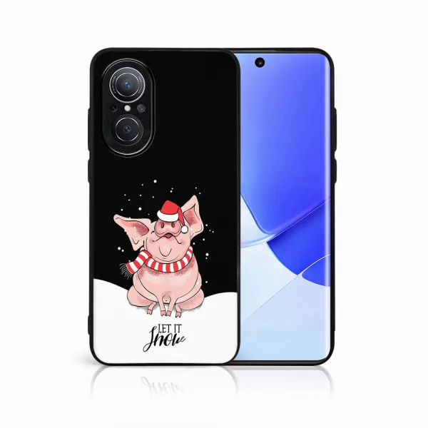MY ART Kryt s vianočným dizajnom Huawei nova 9 SE LET IT SNOW (075)