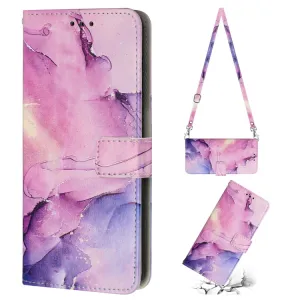 ART MARBLE Peňaženkový kryt s remienkom Xiaomi 13 PURPLE