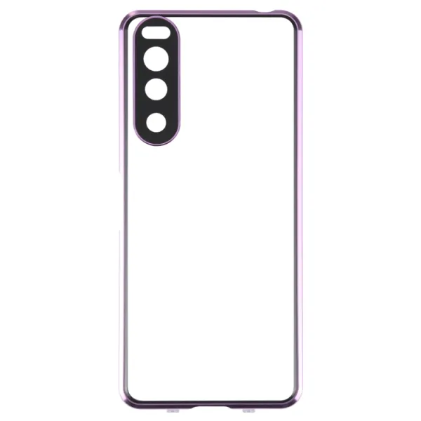 Magnetický kryt 360 pre Sony Xperia 5 IV fialový