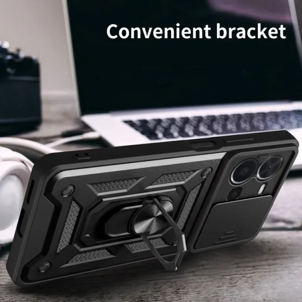 RING CAMERA Kryt s držiakom pre Vivo Y35 modrý