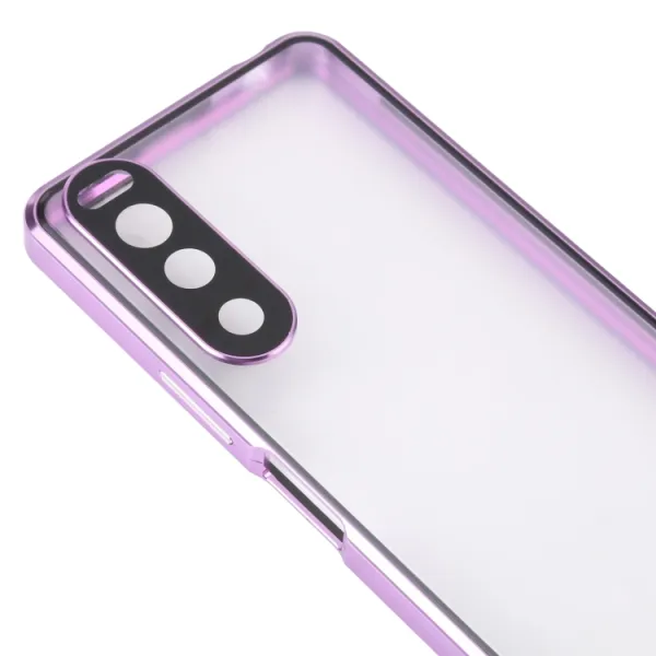 Magnetický kryt 360 pre Sony Xperia 5 IV fialový