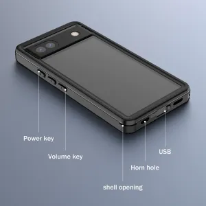 SOLID Obojstranný kryt pre Google Pixel 6a čierny