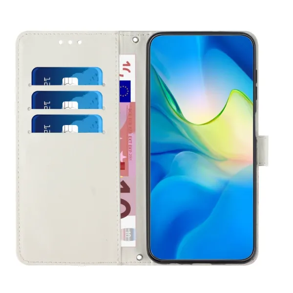ART MARBLE Peňaženkový kryt Infinix Hot 11S BLUE