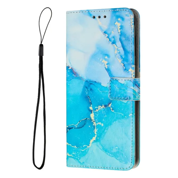 ART MARBLE Peňaženkový kryt Infinix Hot 11S BLUE