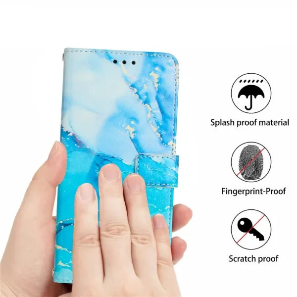 ART MARBLE Peňaženkový kryt Infinix Hot 11S BLUE