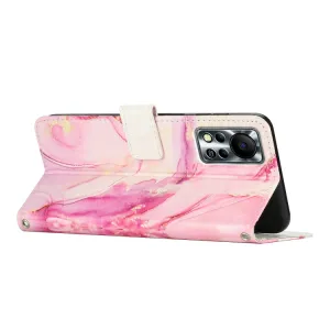 ART MARBLE Peňaženkový kryt Infinix Hot 11S ROSE GOLD