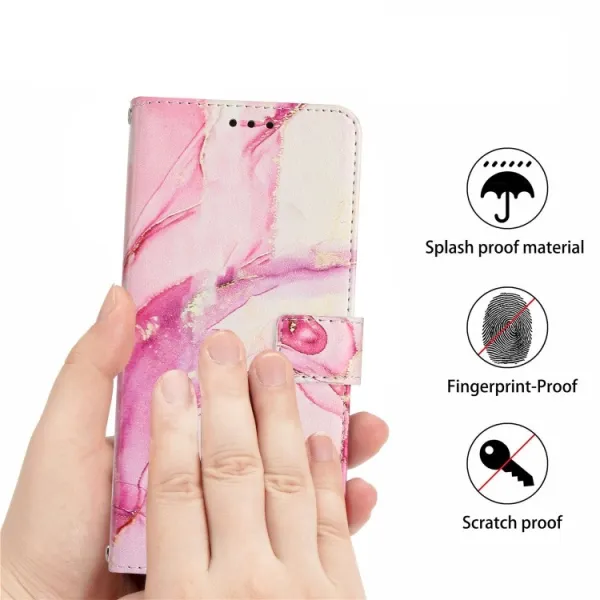 ART MARBLE Peňaženkový kryt Infinix Hot 11S ROSE GOLD