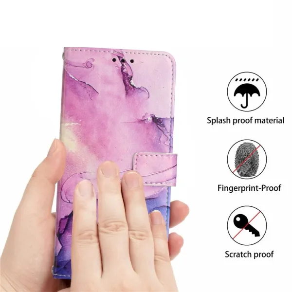 ART MARBLE Peňaženkový kryt Infinix Hot 11S PURPLE