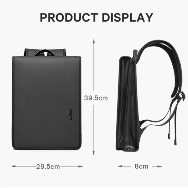 BANGE BG-7252 Ultratenký batoh pre notebook s uhlopriečkou do 14" šedý