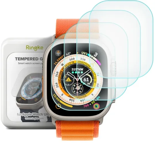 RINGKE ID 4x Ochranné sklo pre Apple Watch Ultra 1 / 2 / 3 49mm