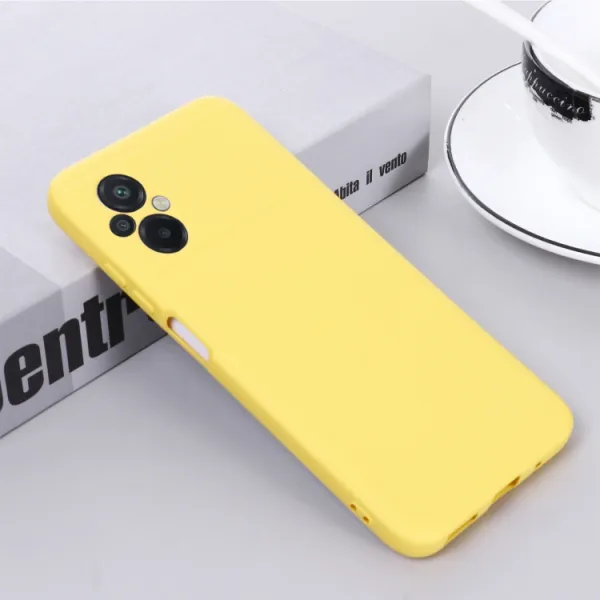 RUBBER Ochranný kryt pre Xiaomi Poco M5 žltý