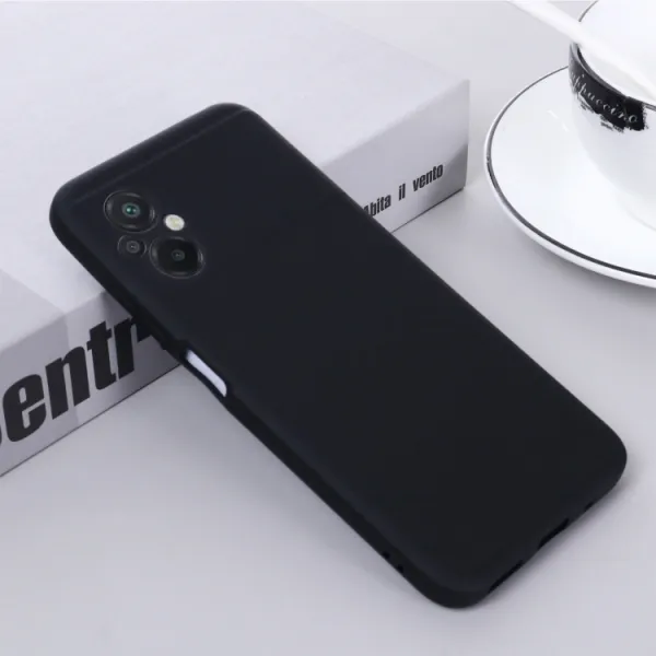 RUBBER Ochranný kryt pre Xiaomi Poco M5 čierny