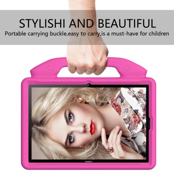 KIDDO Detský obal pre Huawei MediaPad M5 10.8 ružový