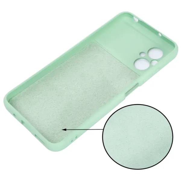 RUBBER Ochranný kryt pre Xiaomi Poco M5 zelený