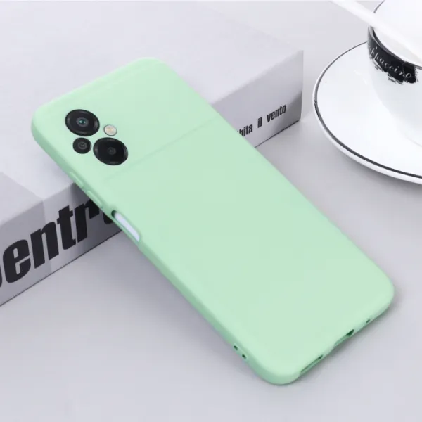 RUBBER Ochranný kryt pre Xiaomi Poco M5 zelený
