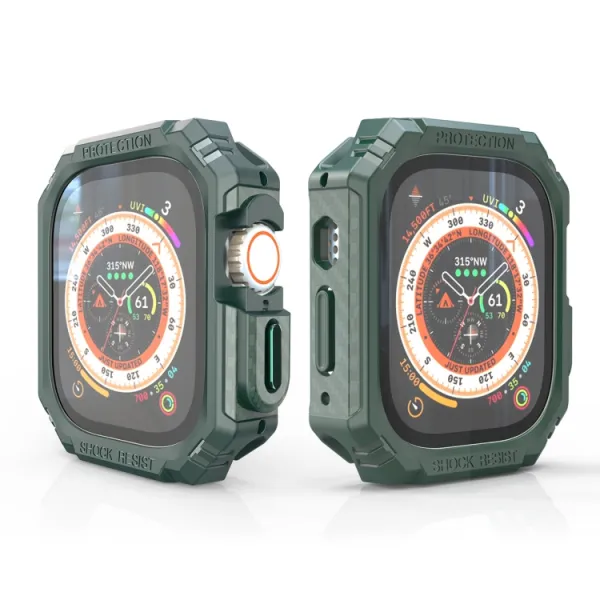 ARMOR Odolný kryt pre Apple Watch Ultra 1 / 2 / 3 49mm GREEN