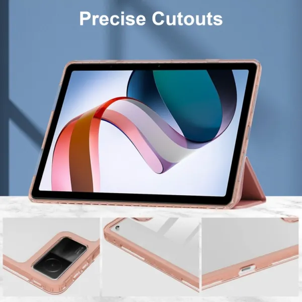 CRYSTAL Zaklápacie puzdro Xiaomi Redmi Pad ružové