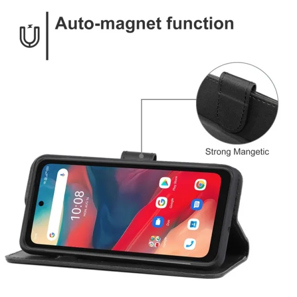 SMOOTH Peňaženkové puzdro pre Umidigi Bison GT2 5G / GT2 Pro 5G čierne
