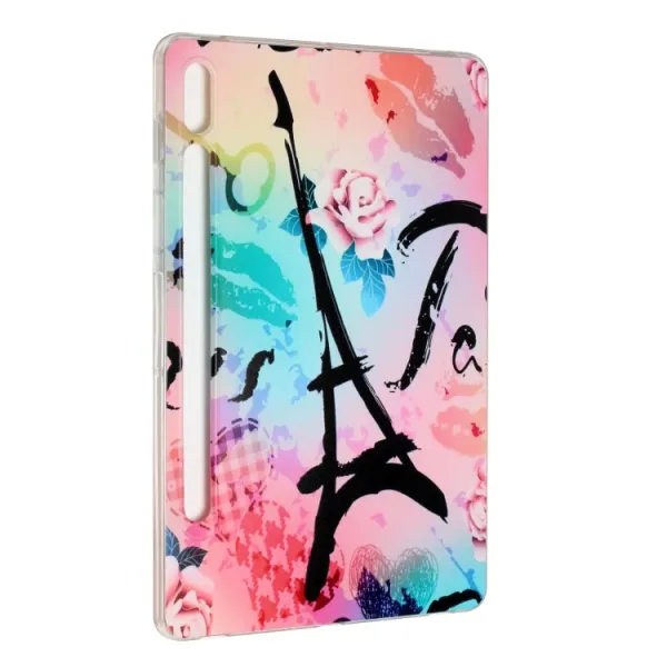 ART Silikónový kryt Samsung Galaxy Tab S8+ / S7+ / S7 FE PARIS TOWER
