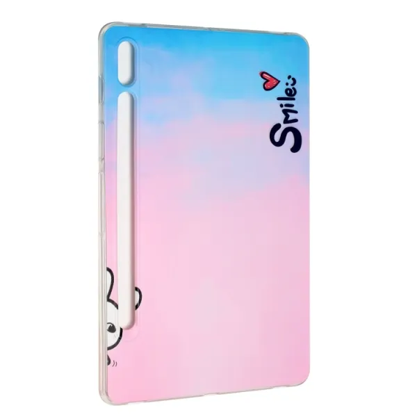 ART Silikónový kryt Samsung Galaxy Tab S8+ / S7+ / S7 FE SMILE