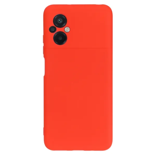 RUBBER Ochranný kryt pre Xiaomi Poco M5 červený