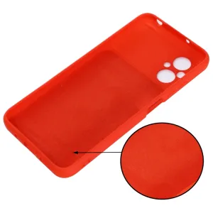 RUBBER Ochranný kryt pre Xiaomi Poco M5 červený
