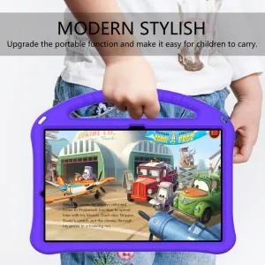 KIDDO Detský obal pre Samsung Galaxy Tab S8+ / S7+ / S7 FE fialový