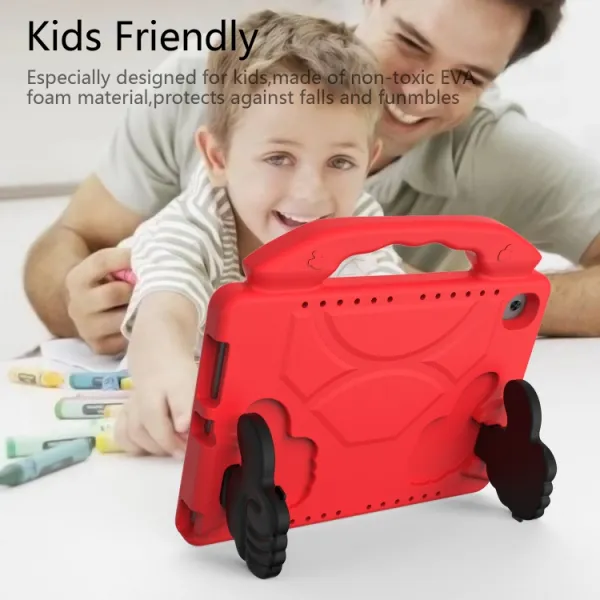 KIDDO Detský obal pre Huawei MediaPad M5 10.8 červený