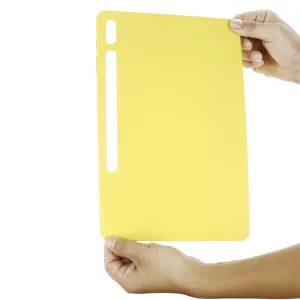 RUBBER Ochranný kryt pre Samsung Galaxy Tab S8+ / S7+ / S7 FE žltý