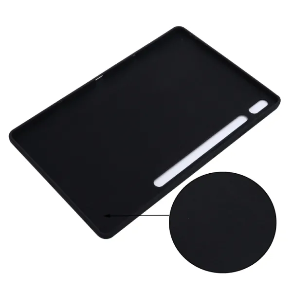 RUBBER Ochranný kryt pre Samsung Galaxy Tab S8+ / S7+ / S7 FE čierny