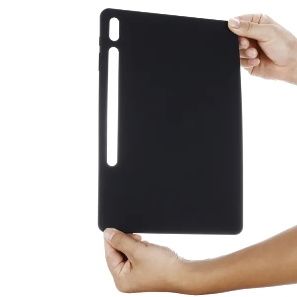 RUBBER Ochranný kryt pre Samsung Galaxy Tab S8+ / S7+ / S7 FE čierny
