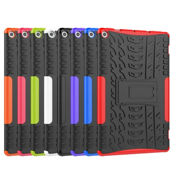 STAND Extra odolný obal Amazon Kindle Fire HD 10 2019 / 2017 (9. generácia / 7. generácia) modrý