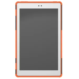 STAND Extra odolný obal Amazon Kindle Fire HD 10 2019 / 2017 (9. generácia / 7. generácia) oranžový